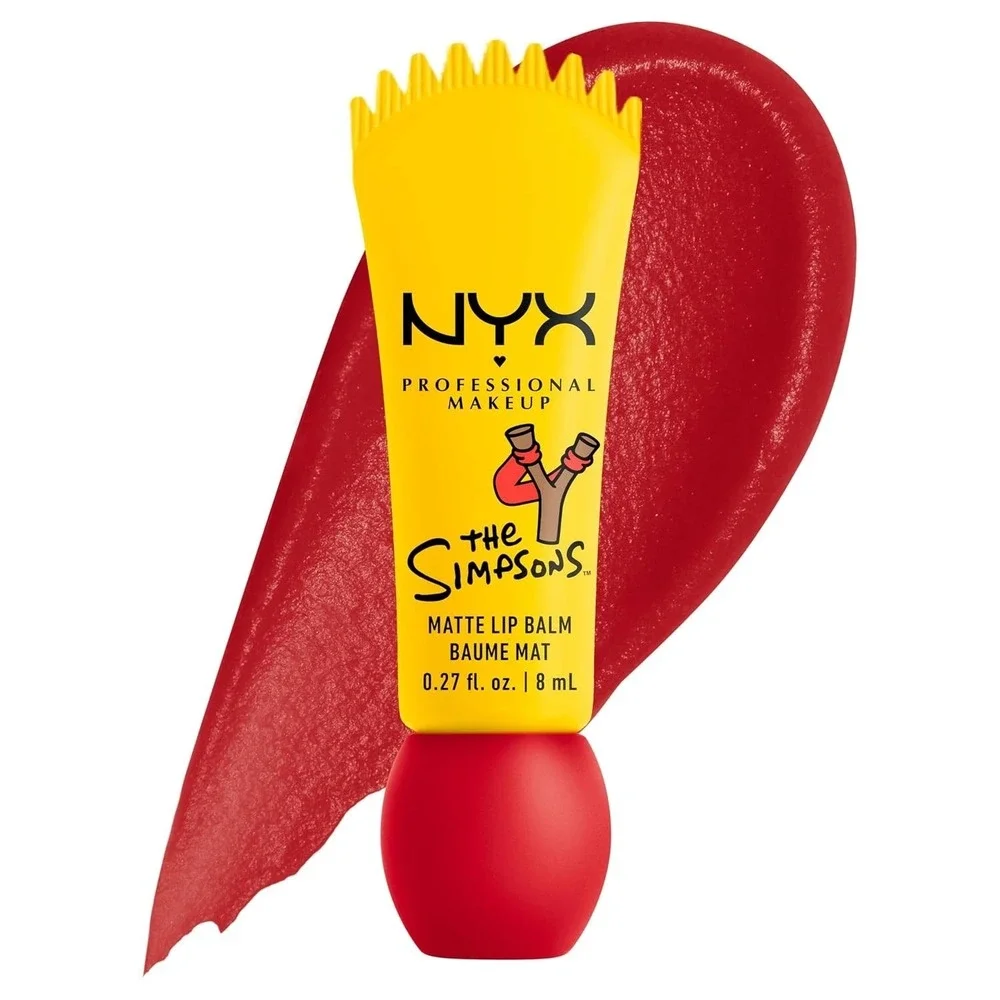NYX PROFESSIONAL MAKEUP Simpson Smushy Matte Lip Balm, Rebel Red